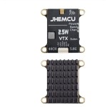 JHEMCU 2.5W VTX 5.8G 40CH Adjustable FPV Transmitter Built-in Microphone Heat Sink 2-6S 30X30mm for RC Airplane FPV Long Range